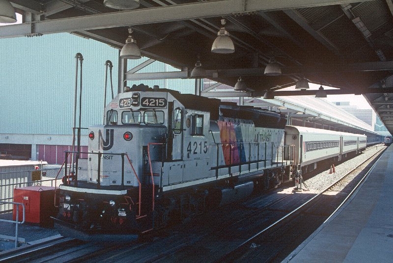 19890448-njt.jpg - May 22, 1999: NJT train 4611 is fueled and serviced at the Atlantic City Rail Terminal. This view shows how the main platform tracks can handle trains of at least eight cars.