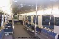 Interior of the Airtrain car