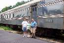 Kevin, Michael, & Bill in front of USPS car at SERR Museum.