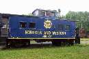 N&W caboose 500837 at SERR Museum.