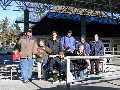 The AppleFest 2003 group poses at Port Washington LIRR station; Jishnu Mukerji photo