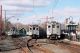 Our train on the right, sits at Gladstone waiting to take us to Hoboken.