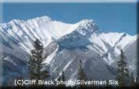 Canadian Rockies as seen from the Canadian