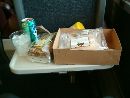 My lunch on train #798