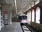 MetroLink train at LaCledes Landing