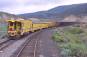 Rail grinding train west of Dotsero, CO.