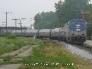 Amtrak Train 57 at St. Albans Vermont