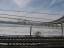 The icy Hudson River as we pass under the Tappan Zee Bridge.