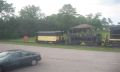 Rail equipment on view at Port Henry, NY station