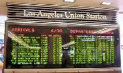 Arrivals-Departures display, L.A. Union Station