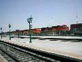 BNSF freight headed for the Loop with helpers