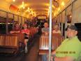 Our moonlight trip on the St. Charles Streetcar in New Orleans.