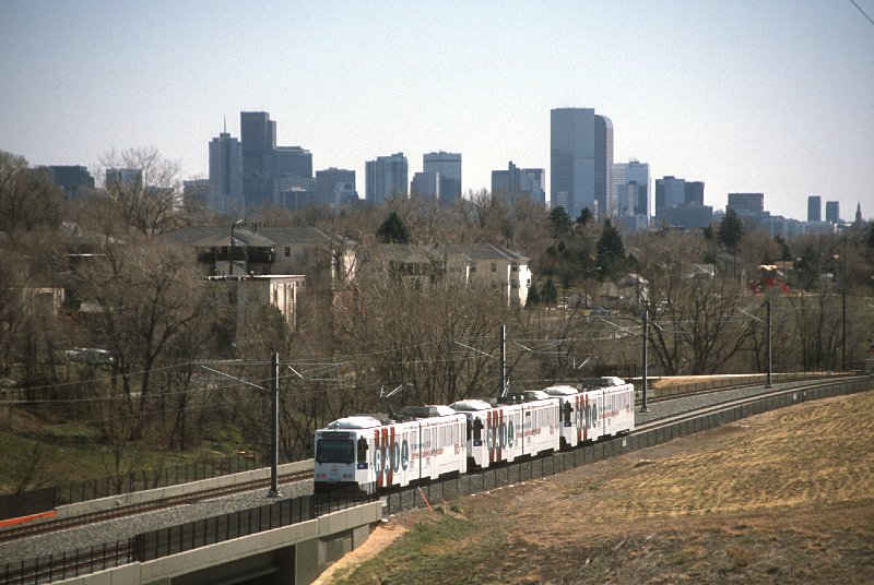 20130215-rtd.jpg - This view of the "W-Line Train" heading towards downtown Denver was taken from the Sheridan Blvd. overpass. (4/27/13)